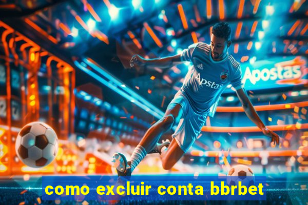 como excluir conta bbrbet